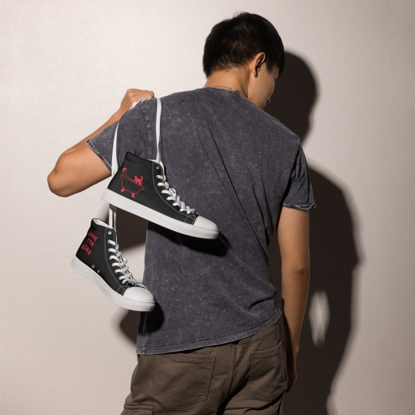 Men’s Classic Black high top canvas sneakers By Love Tub Club jQuery(document).ready(function($) { // Target the Products page if($('body').hasClass('edit-php') && $('body').hasClass('post-type-product')) { $("th.column-admin_commission").css( 'width', '10%' ); } });