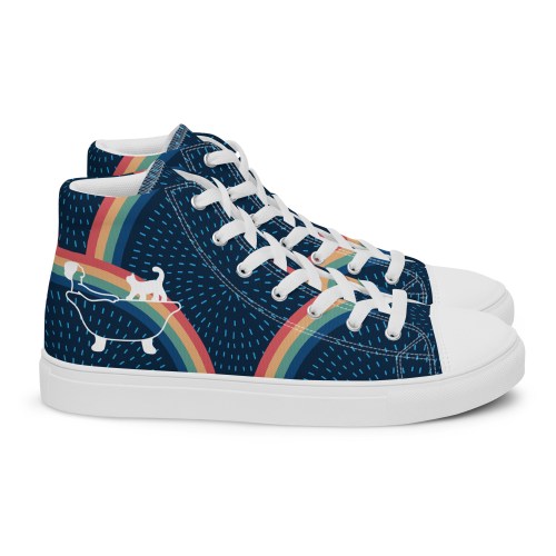 Men’s Rainbow high top canvas sneakers By Love Tub Club jQuery(document).ready(function($) { // Target the Products page if($('body').hasClass('edit-php') && $('body').hasClass('post-type-product')) { $("th.column-admin_commission").css( 'width', '10%' ); } });