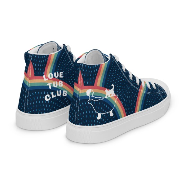 Men’s Rainbow high top canvas sneakers By Love Tub Club jQuery(document).ready(function($) { // Target the Products page if($('body').hasClass('edit-php') && $('body').hasClass('post-type-product')) { $("th.column-admin_commission").css( 'width', '10%' ); } });