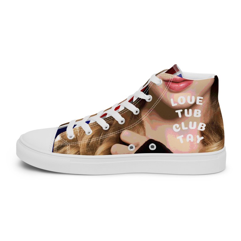 Men’s high top canvas shoes