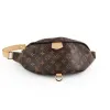 Authentic Louis Vuitton Bum Bag Black Interior Belt Bag Brown Canvas Authentic Louis Vuitton Bum Bag Black Interior Belt Bag Brown Canvas