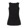 women's rib tank black back women's rib tank black back