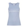 women's rib tank blue women's rib tank blue