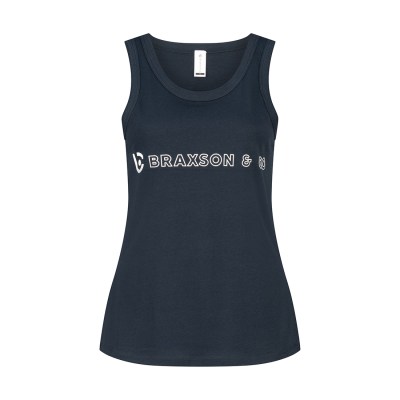 women's singlet blue