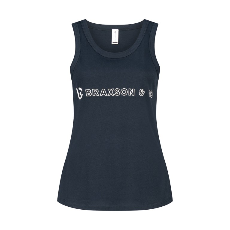 women's singlet blue