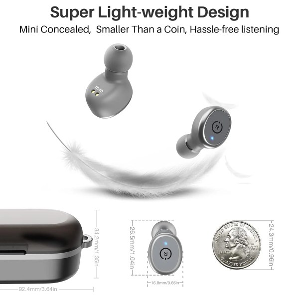 TOZO T10 Bluetooth 5.3 Earphones ,Wireless Headphones TOZO T10 Bluetooth 5.3 Earphones ,Wireless Headphones