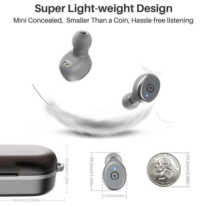 TOZO T10 Bluetooth 5.3 Earphones ,Wireless Headphones