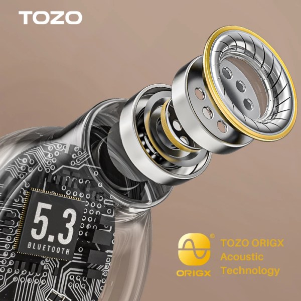 TOZO T6 Bluetooth Earphones, Wireless Earbuds