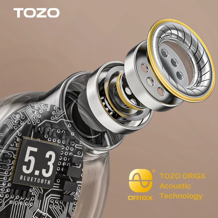 TOZO T6 Bluetooth Earphones, Wireless Earbuds