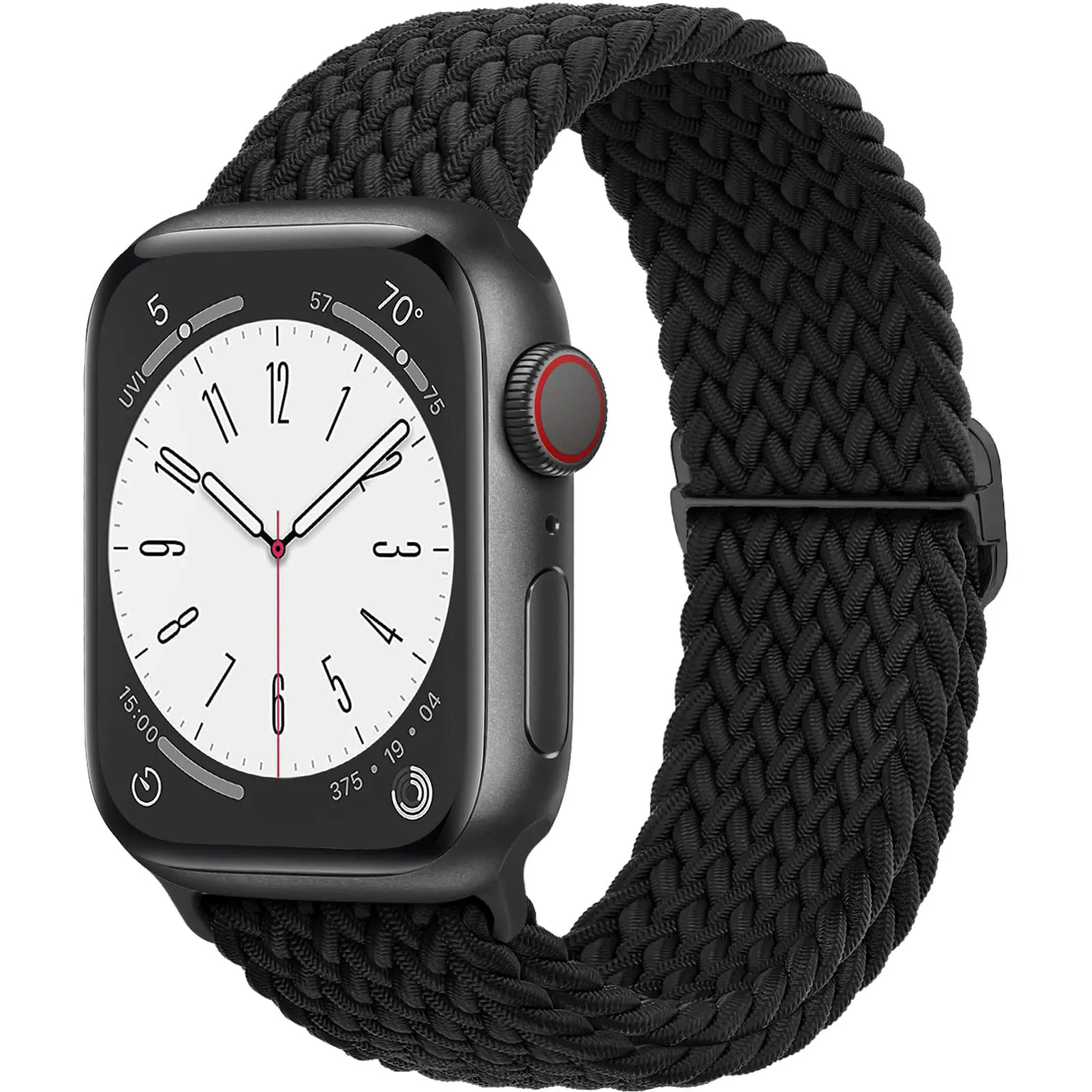 Braided Solo Loop Watch Band Compatible with Apple Watch Strap