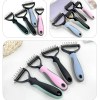 Dog Cat Hair Removal Comb Pet Long Hair Short Hair Pet Grooming Care De-matting Brush