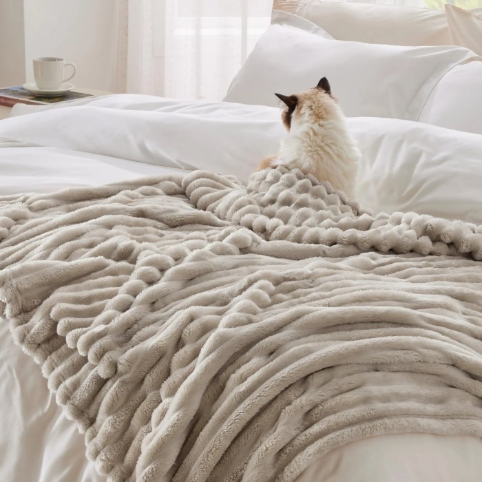 Faux fur Plush Autumn Winter Warm Bed Blanket Soft Sofa Blanket