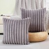 Faux Rabbit Fur Soft Plush Square Cushion Covers Faux Rabbit Fur Soft Plush Square Cushion Covers