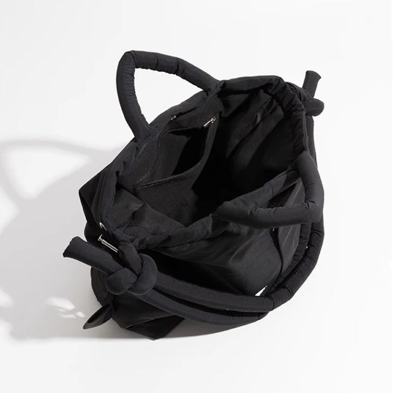 Casual nylon puffer padded tote crossbody bag Casual nylon puffer padded tote crossbody bag