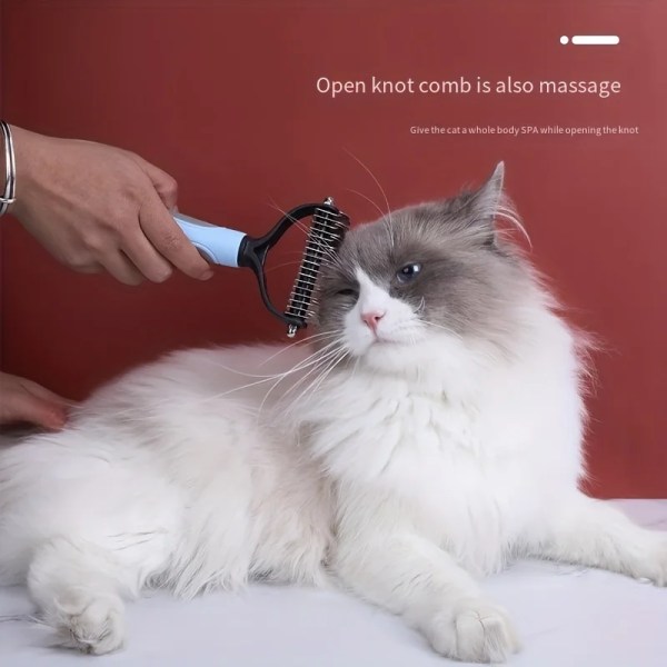 Dog Cat Hair Removal Comb Pet Long Hair Short Hair Pet Grooming Care De-matting Brush