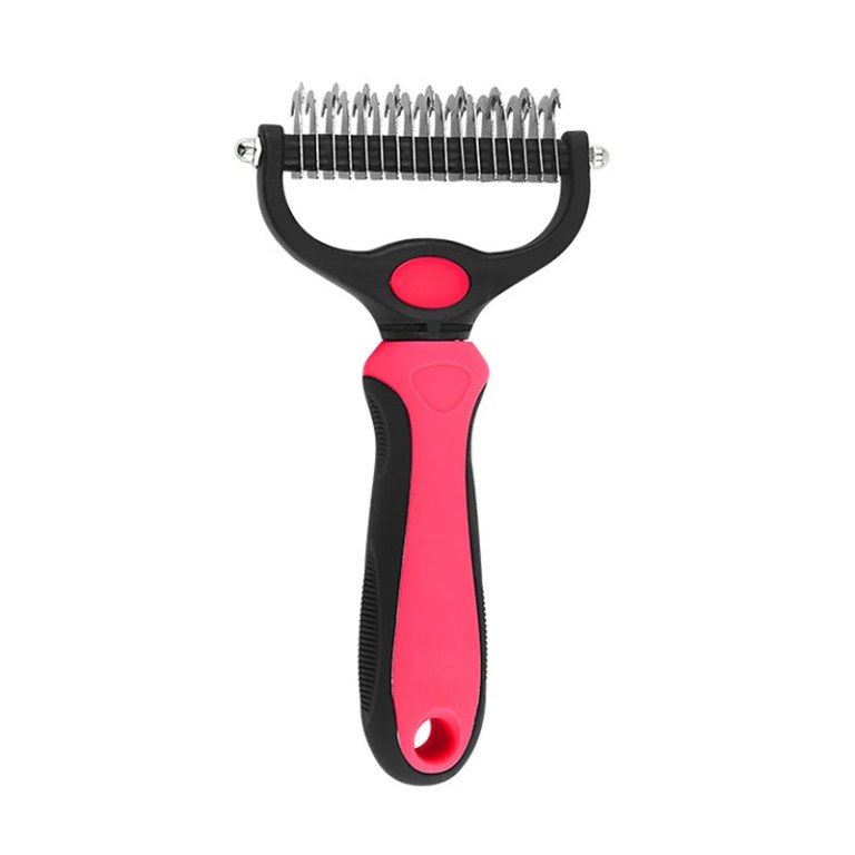 Professional Pet De-shedding Pet Fur comb brush for cats or dogs