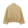 Womens Shimmer Sequence Stand Collar Long Sleeve Winter Coat Womens Shimmer Sequence Stand Collar Long Sleeve Winter Coat