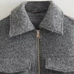 Autumn Winter Cropped Short Tweed Jacket The Demi Season