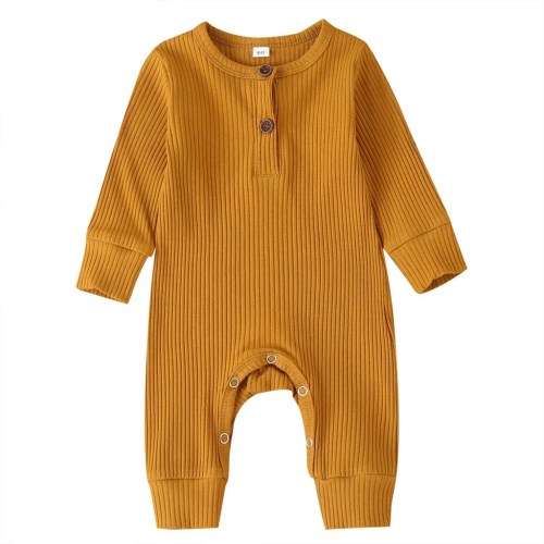 Newborn Infant Baby Boys Girls Cotton Romper Playsuits