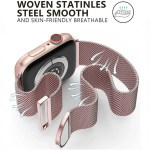 Magnetic Milanese strap For Apple watch 9 8 7 41mm 45mm Ultra/2 49mm Metal Breathable Band For iWatch