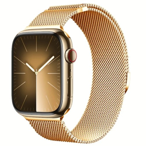 Magnetic Milanese strap For Apple watch 9 8 7 41mm 45mm Ultra/2 49mm Metal Breathable Band For iWatch