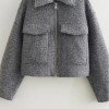Autumn Winter Cropped Short Tweed Jacket The Demi Season Autumn Winter Cropped Short Tweed Jacket The Demi Season