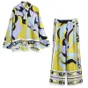 Luxurious Pyjama 2 Piece with Pants Vibrant Set 70’s Queen Luxurious Pyjama 2 Piece with Pants Vibrant Set 70’s Queen