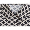 Bold Vintage Print Women Pyjamas Set Single Breasted Long Sleeve Shirt Loose Long Pants Bold Vintage Print Women Pyjamas Set Single Breasted Long Sleeve Shirt Loose Long Pants
