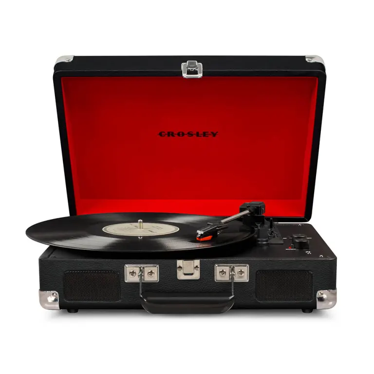 Crosley Cruiser Black – Bluetooth Portable Turntable