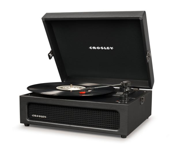 Crosley Voyager Black – Bluetooth Portable Turntable Crosley Voyager Black – Bluetooth Portable Turntable