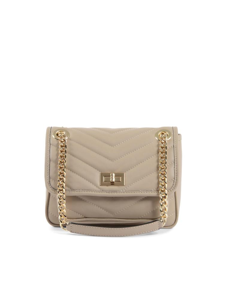 Authentic V Italia by Versace 1969 abbigliamento sportivo srl Women’s Leather Beige Handbag in Beige