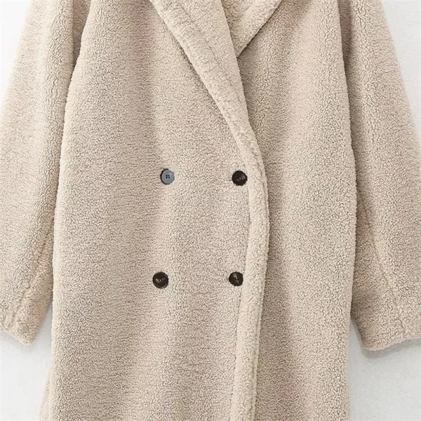 Women’s Teddy Bear Stylish Thick Warm Faux Fur Fleece Long Coat Women’s Teddy Bear Stylish Thick Warm Faux Fur Fleece Long Coat