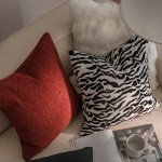 Zebra Print Pillow Cover Cushion – Cas Home Zebra Print Pillow Cover Cushion – Cas Home
