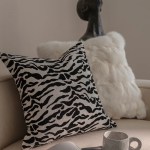 Zebra Print Pillow Cover Cushion – Cas Home Zebra Print Pillow Cover Cushion – Cas Home