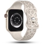 Strap For Apple Watch Band Engraved Leopard Print Design