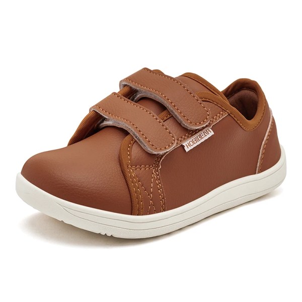 HOBIBEAR Kids Barefoot Wide Toe Minimalist Sneakers Lightweight Hook Loop Shoes HOBIBEAR Kids Barefoot Wide Toe Minimalist Sneakers Lightweight Hook Loop Shoes