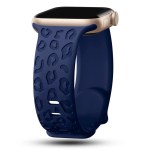Strap For Apple Watch Band Engraved Leopard Print Design