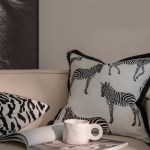 Zebra Print Pillow Cover Cushion – Cas Home Zebra Print Pillow Cover Cushion – Cas Home