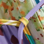 Polka Dot Print Shirt Summer Retro  Puff Sleeve A Line MIDI Dress