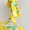 Women’s Lemon Print Sleeveless Mini Dress with Adjustable shoulder strap Women’s Lemon Print Sleeveless Mini Dress with Adjustable shoulder strap