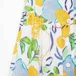 Women’s Holiday Lemon Print Slip Dress