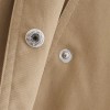 Women’s Hooded Khaki Trench Coat – Casual Pocket Trim, Single-Breasted Long Outerwear Women’s Hooded Khaki Trench Coat – Casual Pocket Trim, Single-Breasted Long Outerwear