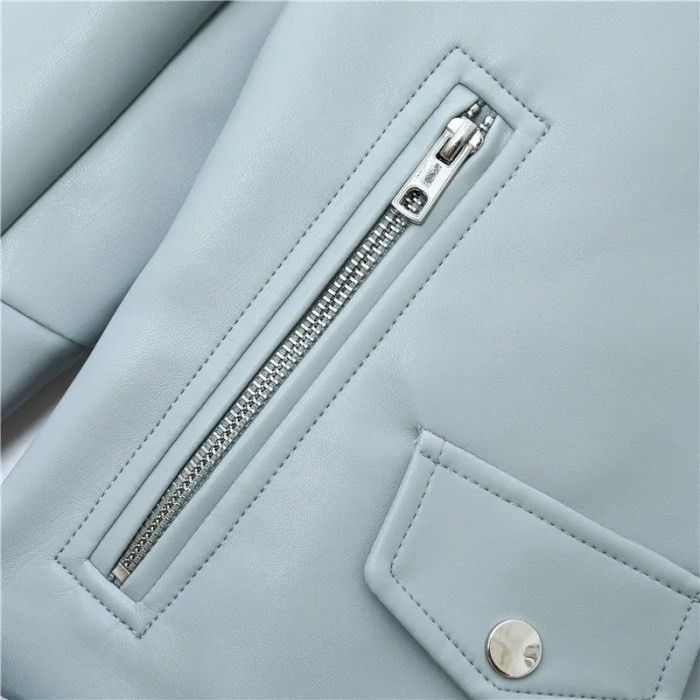 Versatile Detachable Epaulet Leather Motorcycle Jacket – Perfect for Spring & Autumn Rides!