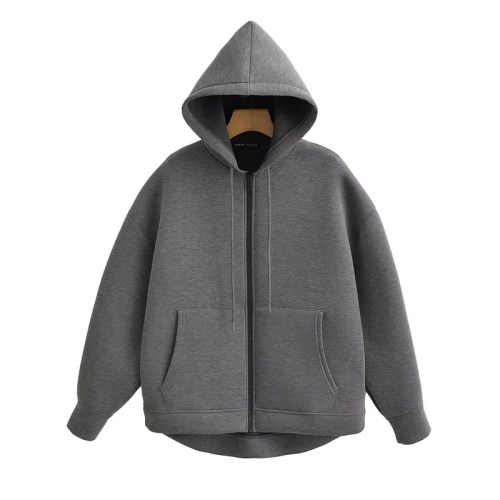 Women’s Zipper Hoodie Unisex style Double Pockets Oversize Loose Sweatshirts Women’s Zipper Hoodie Unisex style Double Pockets Oversize Loose Sweatshirts