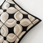 Black Khaki Pillows Geometric Cushion Cover Black Khaki Pillows Geometric Cushion Cover