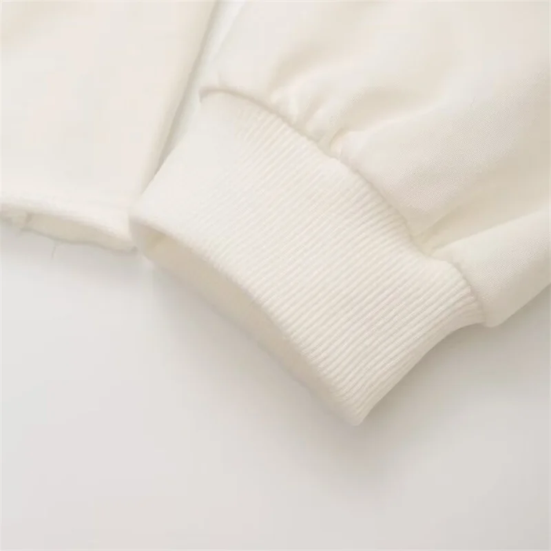 LA Women’s Monogram Print Long Sleeve Oversize Cropped Sweatshirt + Short Set