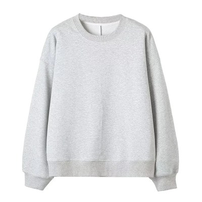 Women’s Round-Neck Long Sleeve Oversize Loose Pullover Top Women’s Round-Neck Long Sleeve Oversize Loose Pullover Top