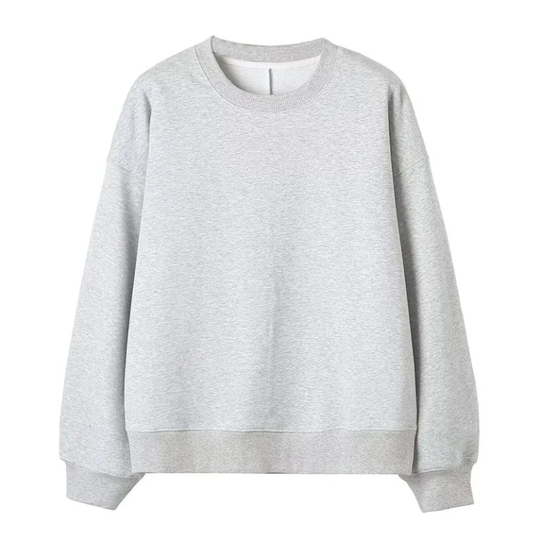 Women’s Round-Neck Long Sleeve Oversize Loose Pullover Top Women’s Round-Neck Long Sleeve Oversize Loose Pullover Top