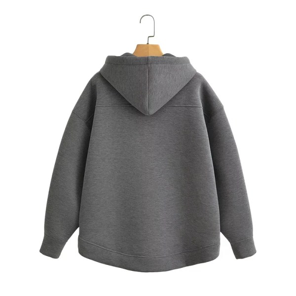 Women’s Zipper Hoodie Unisex style Double Pockets Oversize Loose Sweatshirts Women’s Zipper Hoodie Unisex style Double Pockets Oversize Loose Sweatshirts