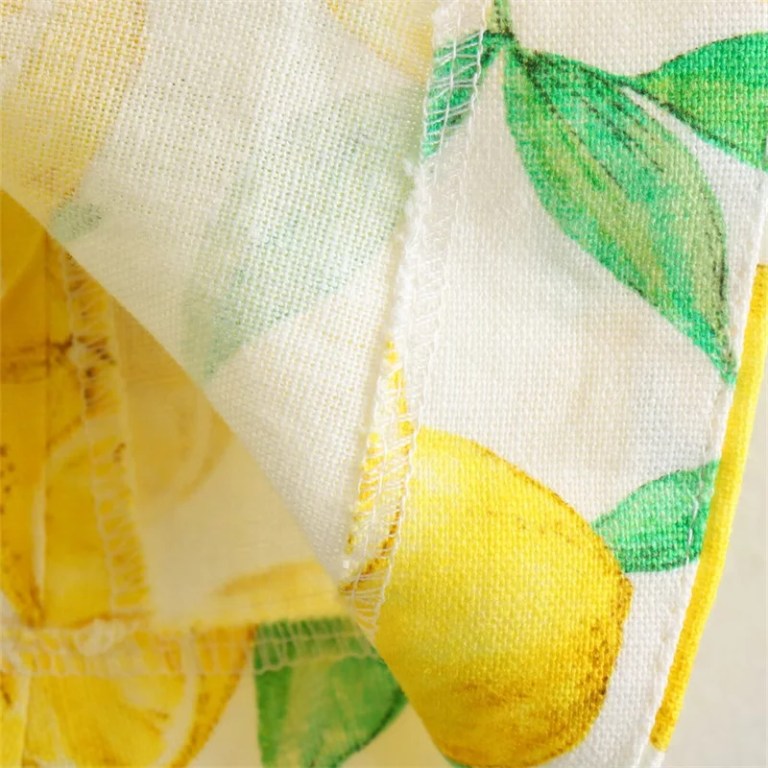 Women’s Lemon Print Sleeveless Mini Dress with Adjustable shoulder strap Women’s Lemon Print Sleeveless Mini Dress with Adjustable shoulder strap